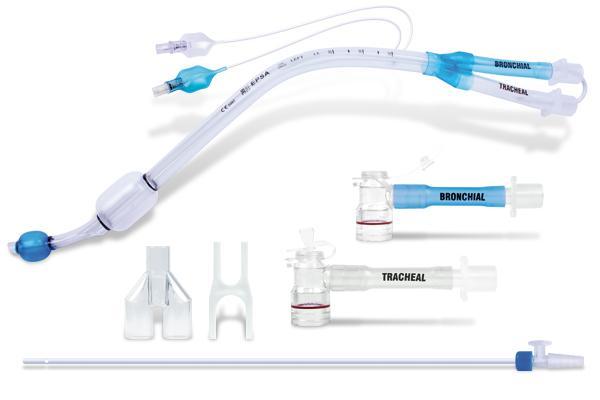 Набір з двопросвітною бронхіальною трубкою Rusch Bronchopart (лівостороння), розмір Ch. 41